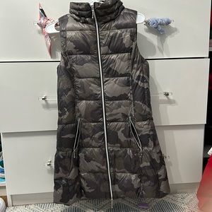 Evereve long puffer vest